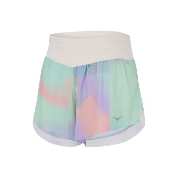 HOKA ONE ONE SS25 Sports Shorts Women's Bauhinia Print