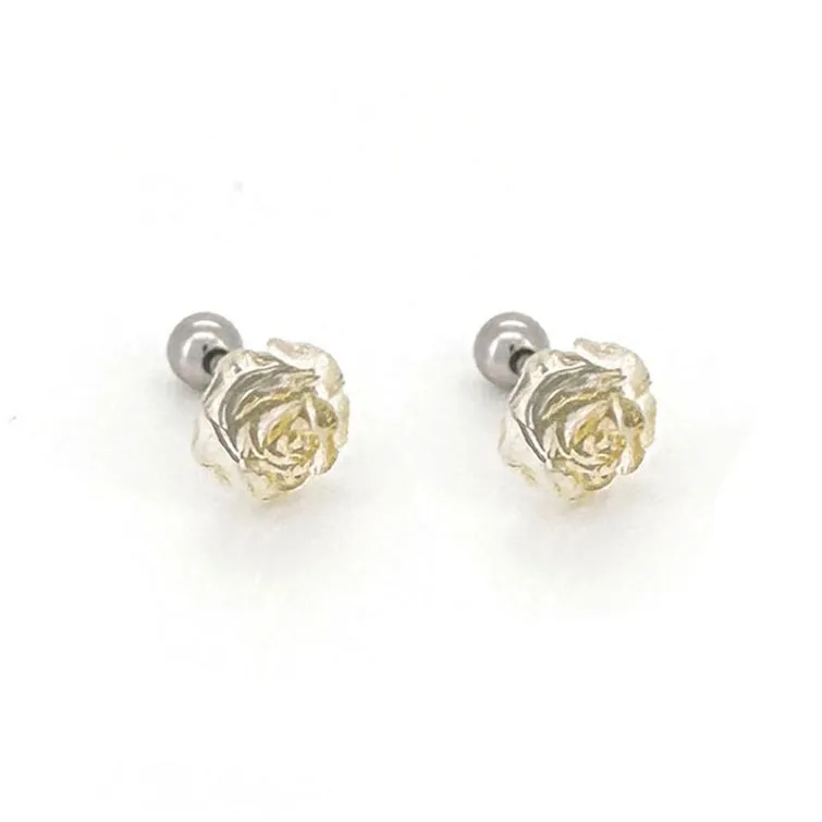 KiNGZiT Titanium Steel Stud Earrings Unisex-5