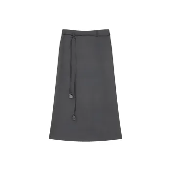 DOUBLE Z SHOP Casual Long Skirt Women's