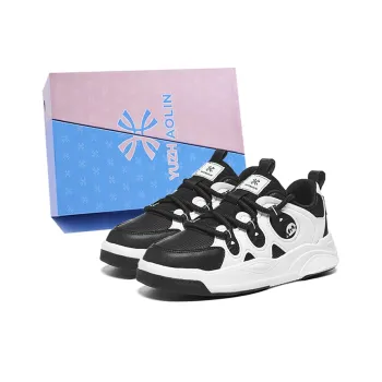 YUZHAOLIN Slip Resistant Waterproof Cushioning Abrasion Resistant Low Top Skateboard Shoes Unisex Box
