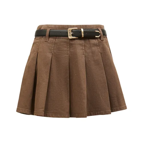 ONLY Denim Short Skirts Women's H6Z Caramel