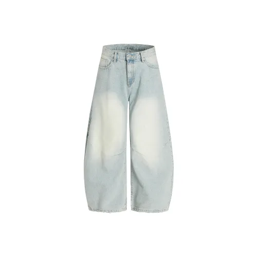 Straight Loose Line High Sense Niche Jeans