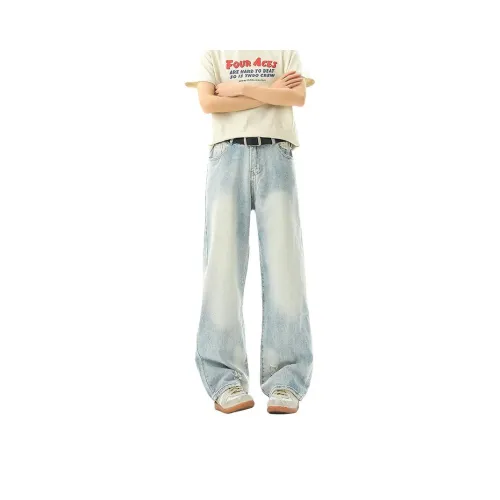 PANDA ADEVIL Jeans Unisex Light Blue