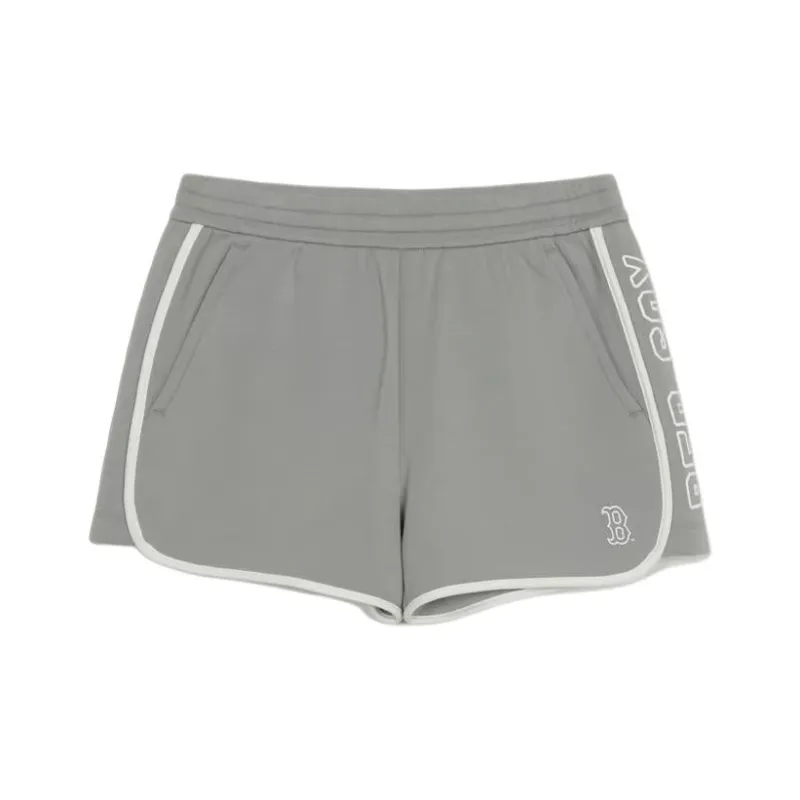 MLB Boston Red Sox Sports Shorts Women's Light Gray-0