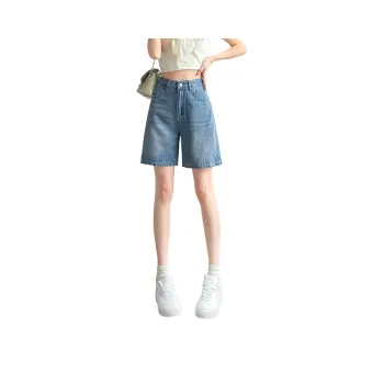 SITOL Denim Shorts Women's Blue