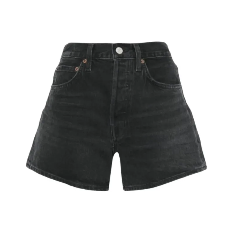 AGOLDE Parker Denim Shorts-0