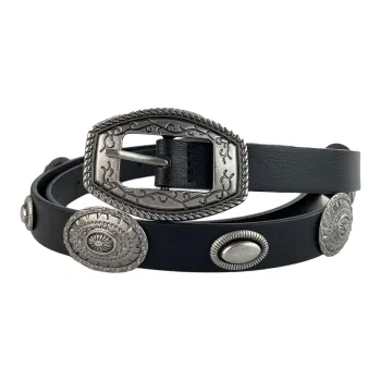 JEANSWEST PU Leather Belts Women's 2.3cm