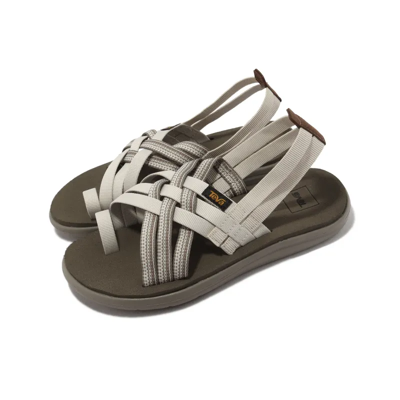 Teva Beach Sandals Women's Beige Brown-2