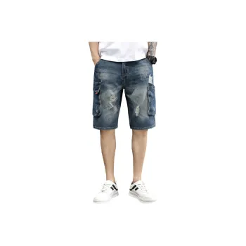 ROBINHOOD Denim Shorts Unisex Dark Blue