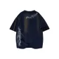 Navy Blue White Text
