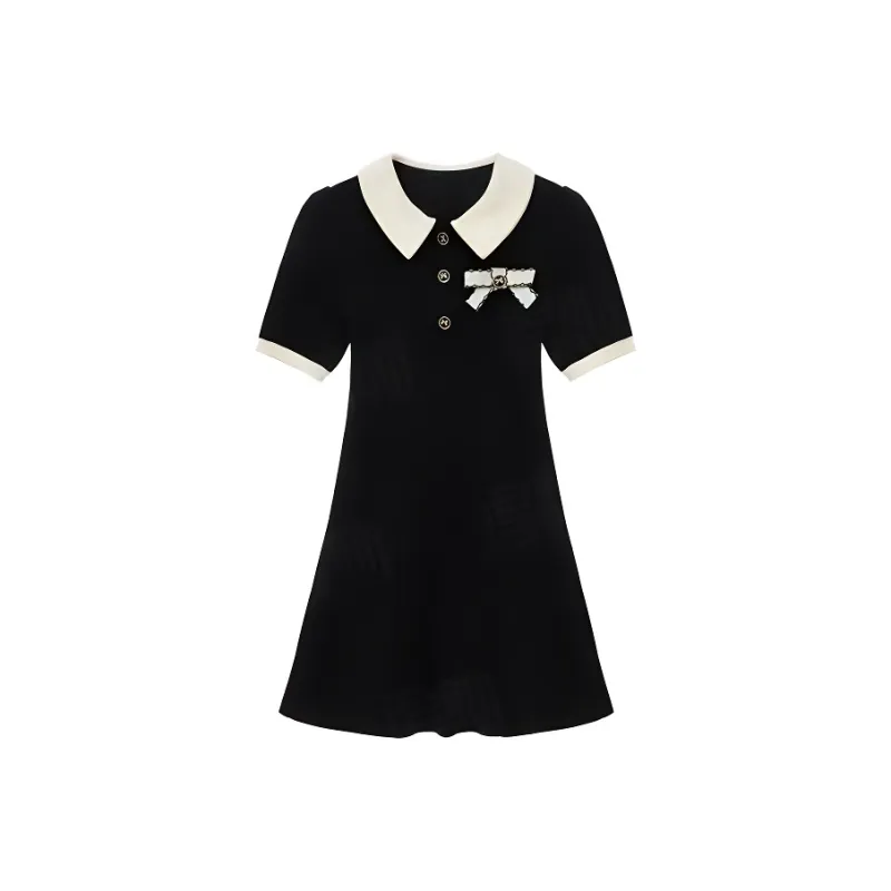 DOSOHEB Short Sleeved Dress Women's-0