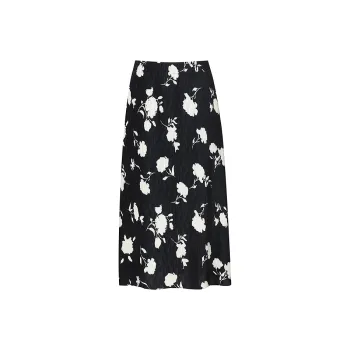 Firststation Casual Long Skirt Women's Black