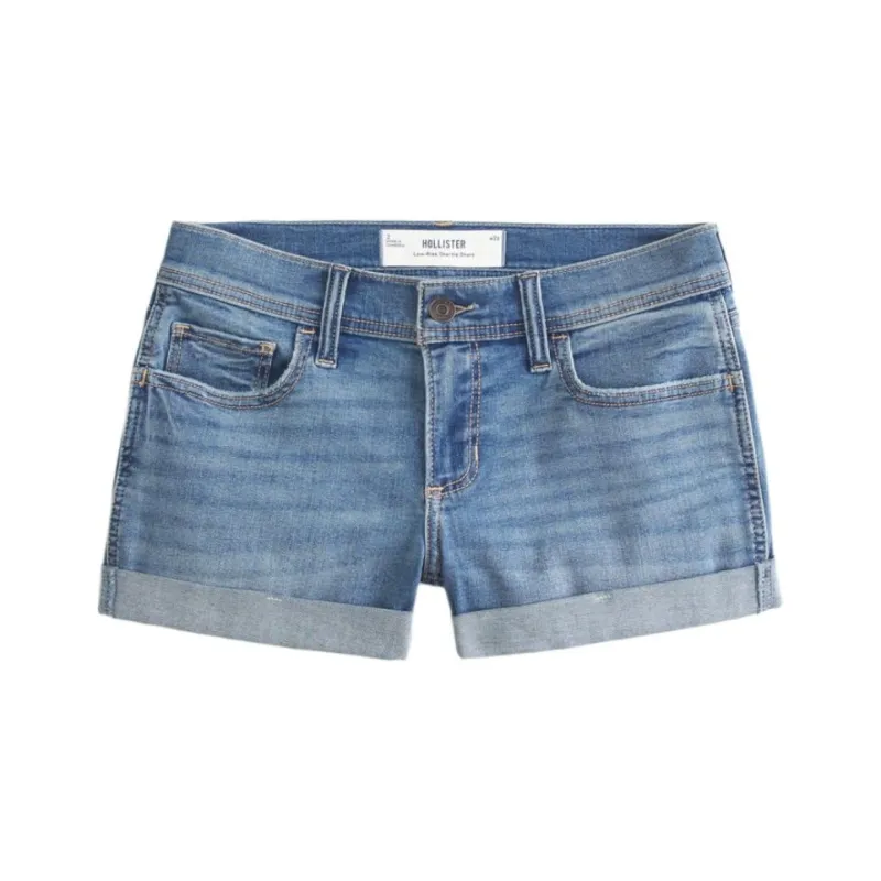 Hollister Denim Shorts Women's Medium Blue-0