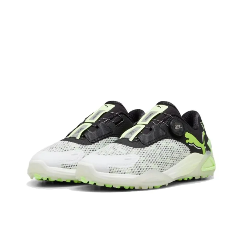PUMA Shadowcat Nitro Disc Low Top Golf Shoes Men's Black Green-2