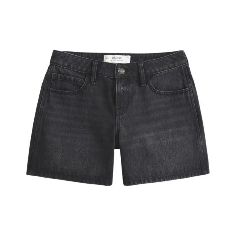 Hollister Denim Shorts Women's Black-0