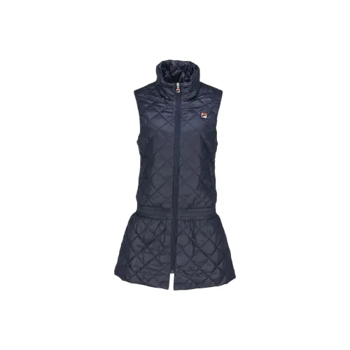 FILA Puffer Jacket Women's Marine Blue
