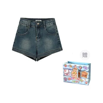 REMOULD Denim Shorts Women's Blue Shorts Shopping Bag