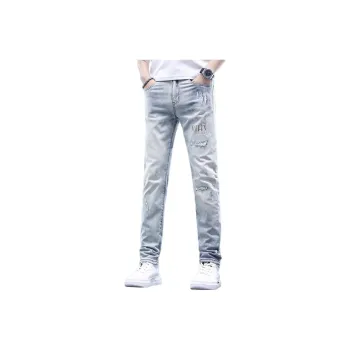 TESTUNG Jeans Men Light Blue