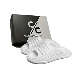 Colorful Creations EVA Quiet, Slip Resistant, Quick Dry Slide Slippers Men's