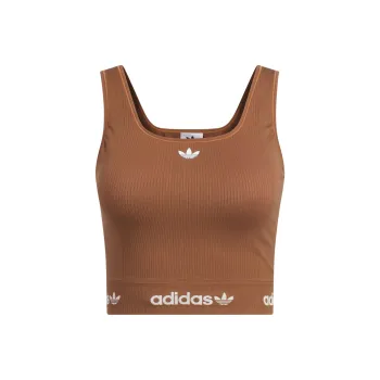Adidas Originals Top Sleeveless Sports Shirts Women's Soft Brown