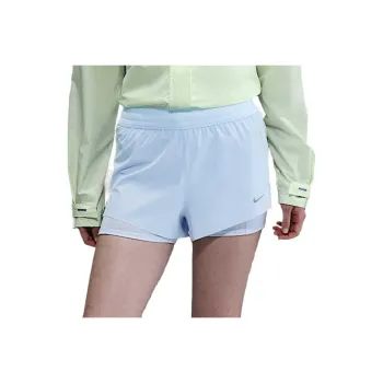 Nike SwooshDri Fit Sports Shorts Women's Light Blue