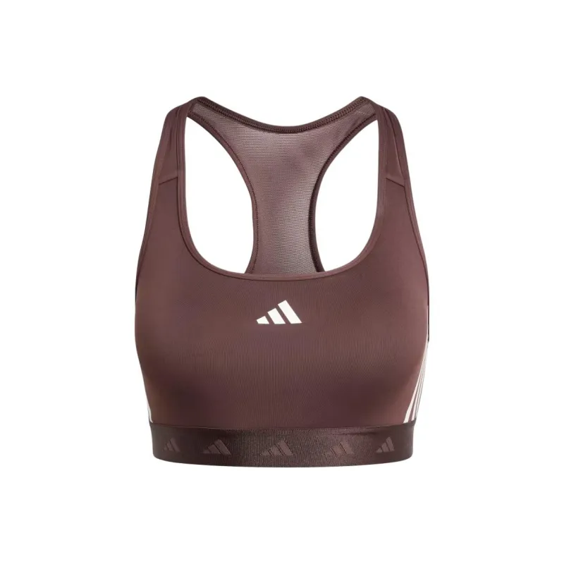 Adidas Free Shipping With AdiClub Powerreact Training Medium Support Hyperglam Bra-0