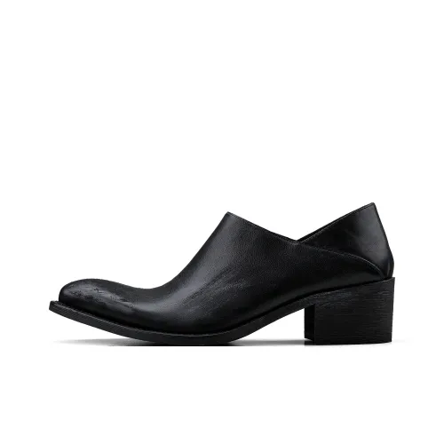 HANQIAORIJI Broken Cocoon Series Men's Casual Shoes Men's Black
