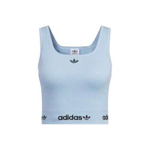 Adidas Originals Sleeveless Sports Shirts Women's Sky Blue