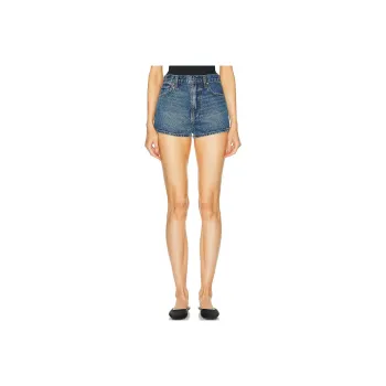 GRLFRND Denim Shorts Women's Dark Blue