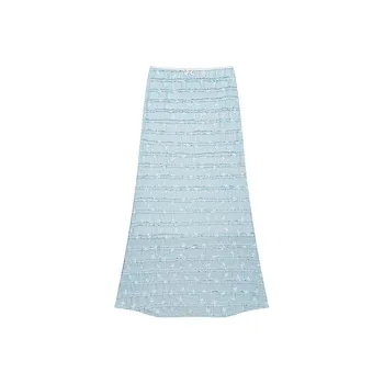 1ESS LA MODE Casual Long Skirt Women's