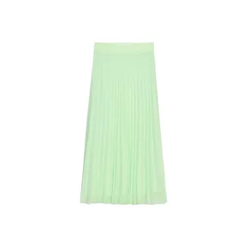 ZARA Casual Long Skirt Women's Verdant Green