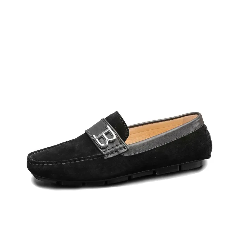 Voguhomme Men's Casual Shoes Men Low Top Black-0