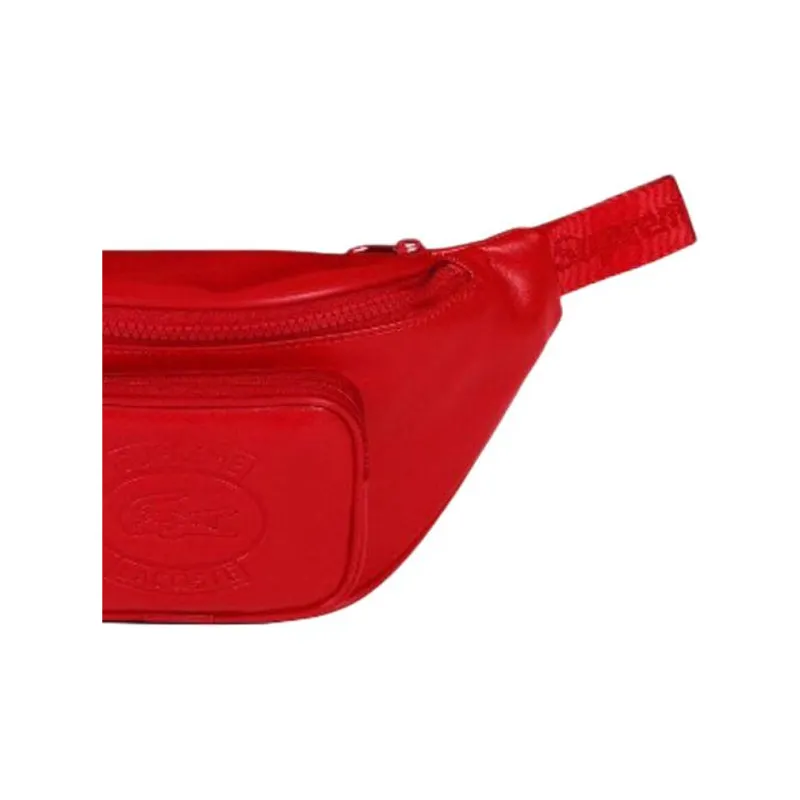 Supreme Leather Fanny Pack Unisex Red-3