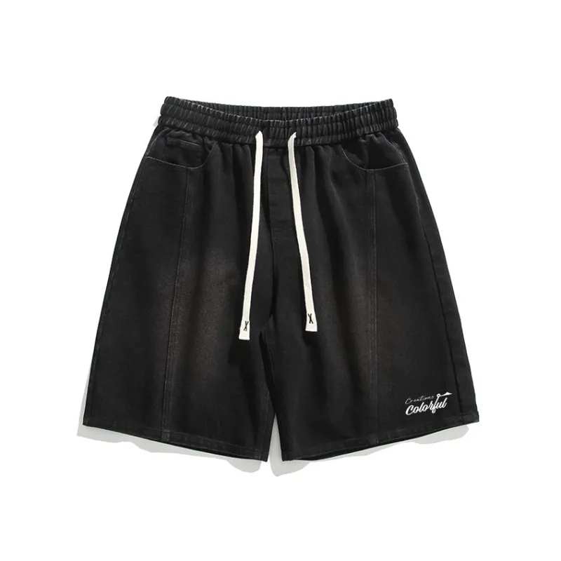Colorful Creations Denim Shorts Unisex-0