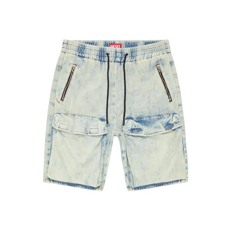 DIESEL Distressed Shorts-0