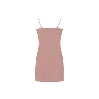 SNZX Slip Dresses Women's Nude Pink