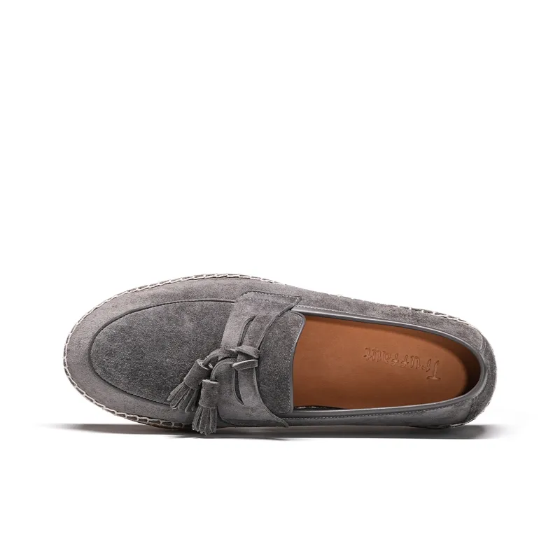 TRUFFAUT Light And Soft Jute Sole Fringe Espadrilles Casual Shoes Men's-3