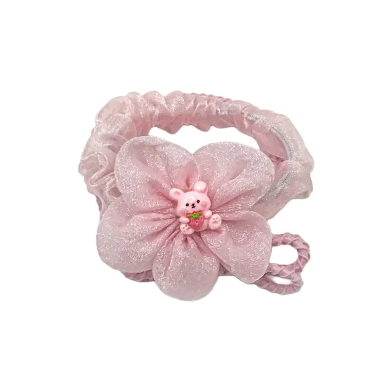 JIANYINGSHU Gauze Hair Tie Unisex-10