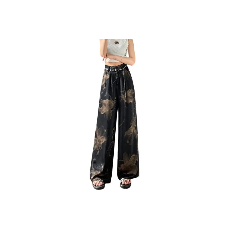 Flowers In Water Casual Pants Women's-20