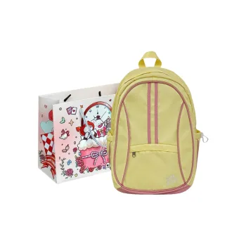 MOM'S HELPER Nylon Backpack Women's Yellow/Blue/Red/Black