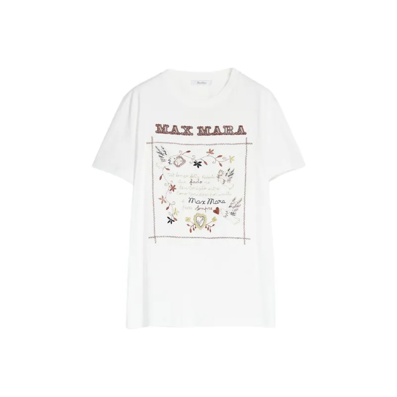 MaxMara T Shirts Women's White-0