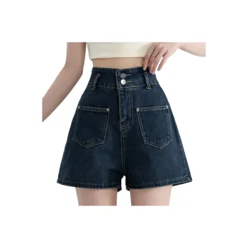 MM Denim Shorts Women's Blue Gray