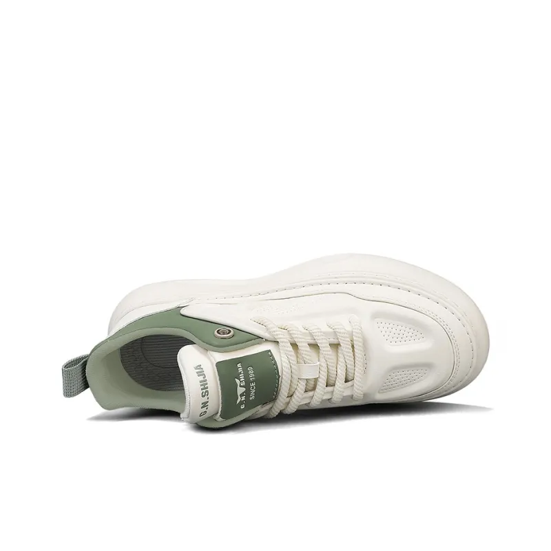 G.N.SHIJIA Height Increasing Abrasion Resistant Lightweight Breathable Slip Resistant Low Top Skateboard Shoes Men's-4