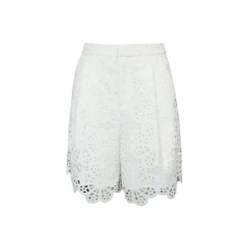 SIQIZ Casual Shorts Women's White