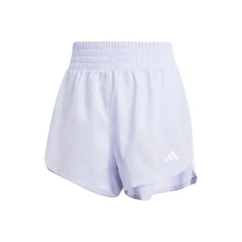 Adidas 3 StripesAEROREADY Pacer Training Woven Sports Shorts Women's Purple Tone/White