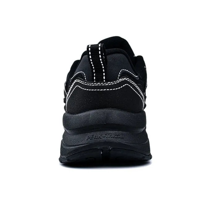 PEAK Classic Heritage Slip Resistant And Abrasion Resistant Coverage Low Top Casual Shoes Men's Black-3