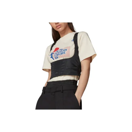 Adidas Originals BLUE VERSION UNDERBUST CORSET Sport Vests Women's Black