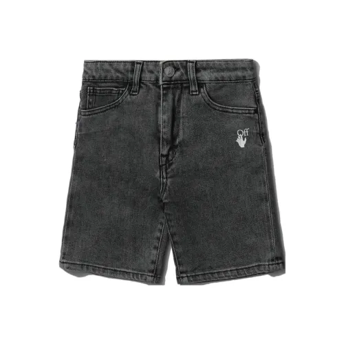 OFF WHITE Denim Shorts Women's Black