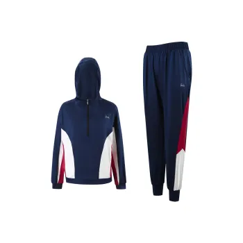 Barbie Fitness Set Women's Clothing Sets Dark Blue Jacket/Dark Blue Pants