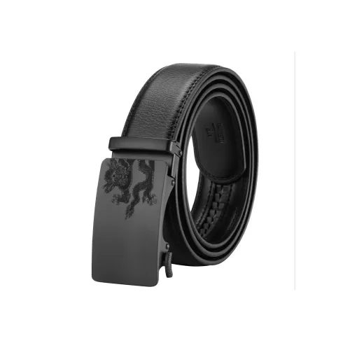 JEANSWEST Cow Split Leather Belts Men's 3.5CM